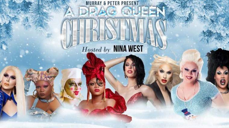  'A Drag Queen Christmas' promotional art from Broward Center for the Performing Arts.