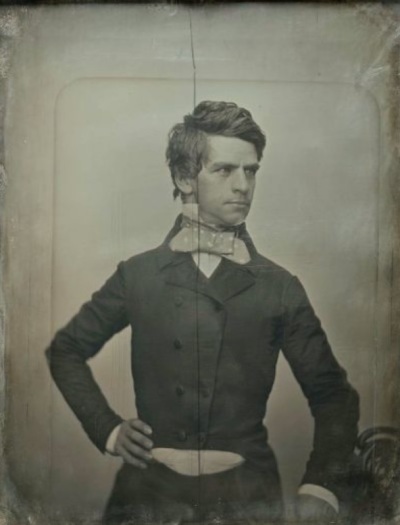 An 1852 photograph of Nathaniel Prentice Banks (1816-1894), a former member of Congress who became speaker of the House of Representatives in 1856 after a record 133 ballots. 