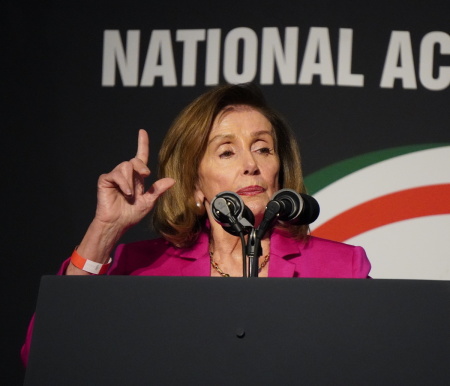 Nancy Pelosi speaks at the MLK Breakfast 2023
