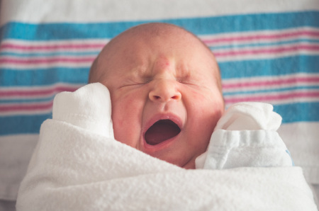 Newborn baby wrapped online up