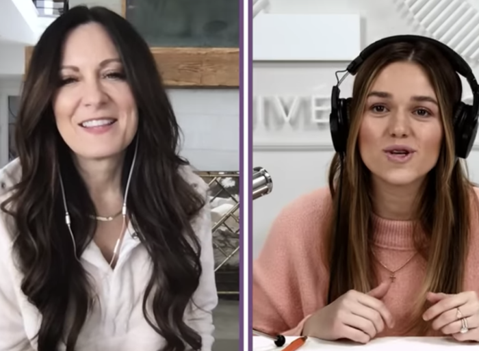 Sadie Robertson and Lysa TerKeurst join together for a Feb. 2, 2023 episode of the 'Whoa That's Me' podcast, in which they talked about setting healthy boundaries the Christian way. 