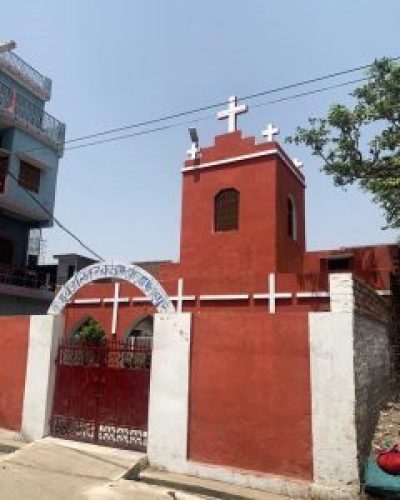 ECI church building in Fatehpur, Uttar Pradesh, India. 