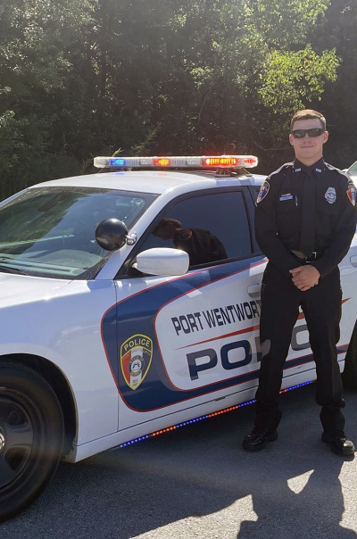 Former Port Wentworth Police Officer Jacob Kersey seen in this undated photo. 