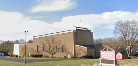 St. Matthew's Catholic Church and School in Indianapolis, Indiana.
