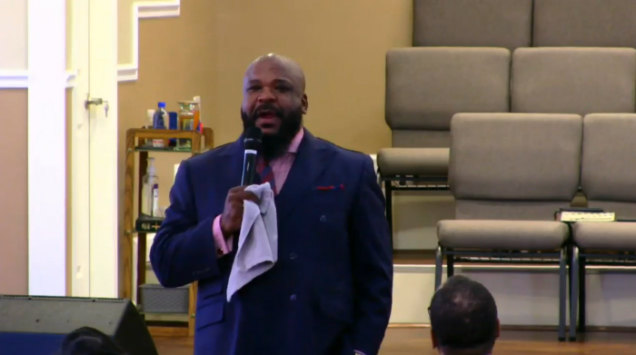 Pastor Marquaello Futrell leads All Creation Northview Holiness Family Church in Ferguson, Mo.