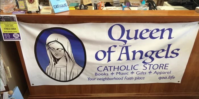 The Queen of Angels Catholic Bookstore of Jacksonville, Florida. 