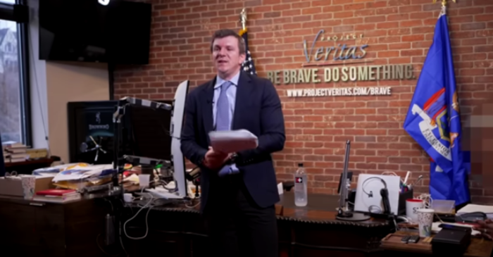 James O'Keefe, founder of Project Veritas, announces his departure from the company in a video posted Feb. 20, 2023.