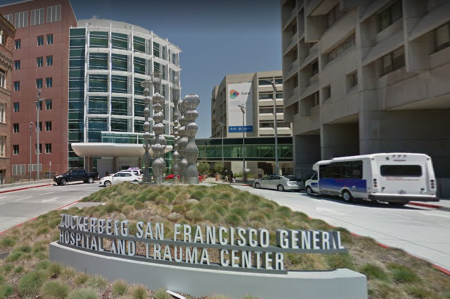 Zuckerberg San Francisco General Hospital in San Francisco, California.