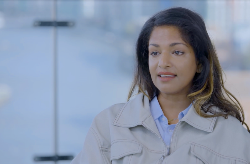 Rapper M.I.A. speaks with conservative commentator Candace Owens during an interview that aired in February 2023.