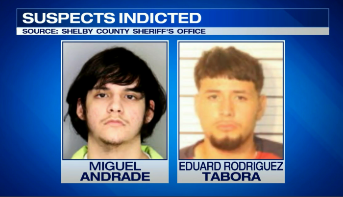 Miguel Andrade, 15, and Eduard Rodriguez-Tabora, 21, have been charged with the murder of Pastor Autura Eason-Williams.