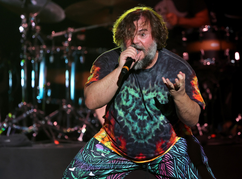 Actor/recording artist Jack Black of Tenacious D performs at The Theater at Virgin Hotels Las Vegas on December 30, 2022, in Las Vegas, Nevada.