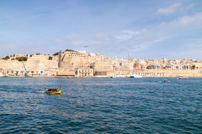 Malta’s fortified capital city of Valletta.