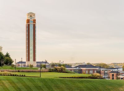 The Freedom Tower at Liberty University in Lynchburg, Virginia.