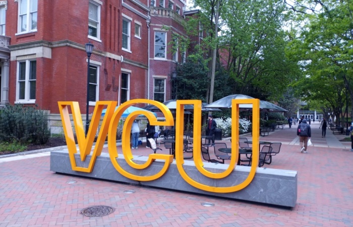 The campus of Virginia Commonwealth University, located in Richmond, Virginia, on April 7, 2023. 