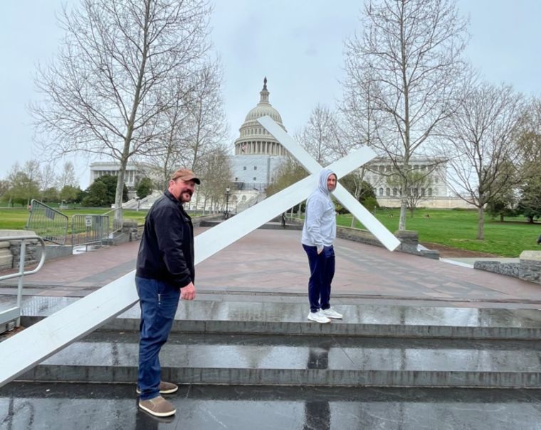 15-foot tall cross 