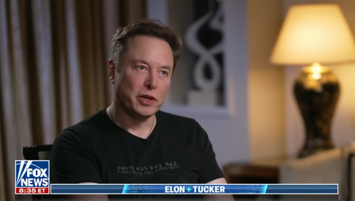 Elon Musk interview with Fox News' 'Tucker Carlson Tonight.' 