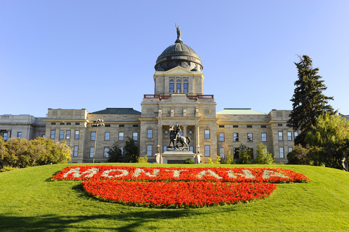 Montana state Capitol building in Helena. 