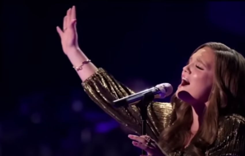 Megan Danielle performs "Go Rest High On That Mountain" during an appearance on "American Idol," May 1, 2023.