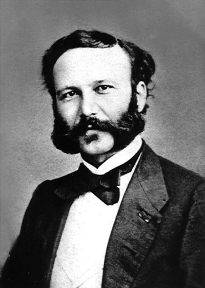 Henry Dunant (1828-1910), the co-founder of the Young Man's Christian Association. 