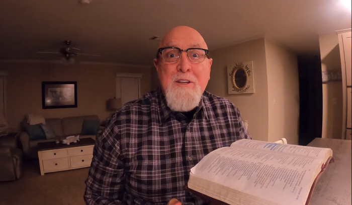 Harvest Bible Chapel founder James MacDonald in a video from jamesmacdonaldministries.org .