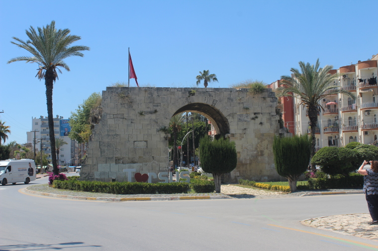 The town center in Tarsus, Turkey, where St. Paul was born.
