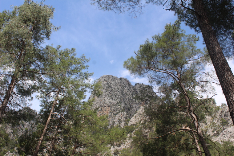 The Yazili Canyon Nature Park in Isparta, Turkey, is snuggled in the Taurus Mountains.