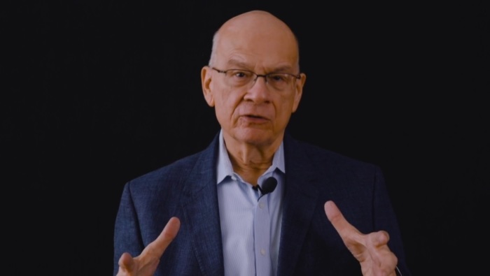 Pastor and author Tim Keller speaks during a video message posted on the Redeemer Churches and Ministries website shortly after his death on May 19, 2023. 