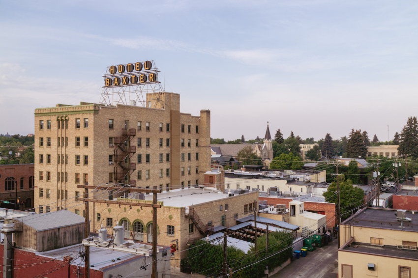 Downtown Bozeman, Montana.