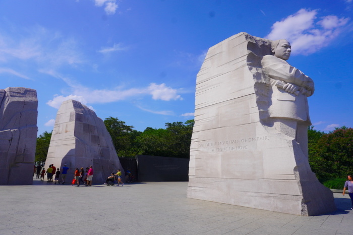 The Martin Luther King Jr. memorial in Washington, D.C. 
