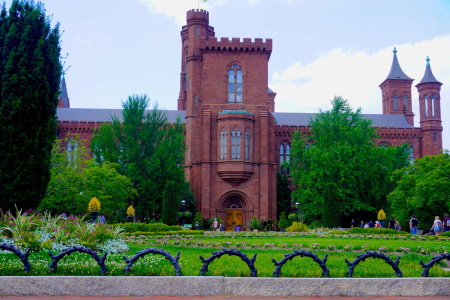 The Smithsonian Castle in Washington DC.