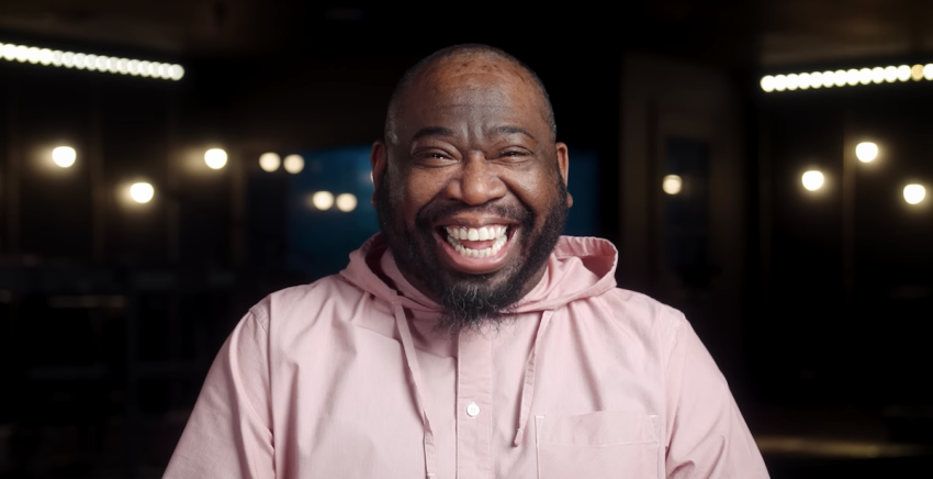 Deundrae Cockrell tells his testimony of how he became a born-again Christian in a June 15, 2023, episode of Delafé Testimonies.