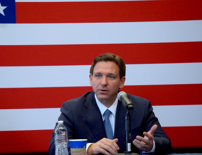 Ron DeSantis speaks before a panel of leaders at the Faith & Freedom Coalition's Road to Majority Conference in Washington, D.C., June 23, 2023.