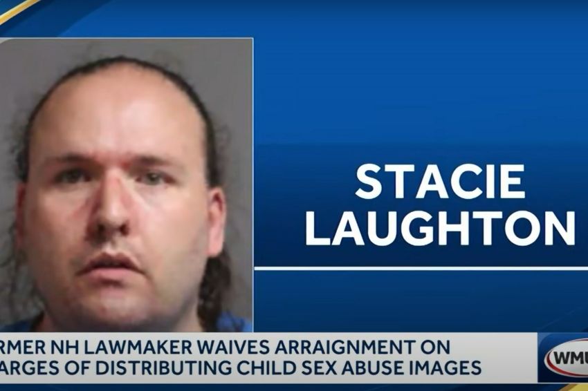 Former Rep. Stacie Laughton was arrested Thursday, June 22, 2023, for allegedly distributing child sex abuse images. 