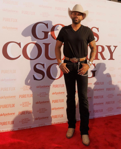 Coffey Anderson appears at the premiere of 'God's Country Song.'