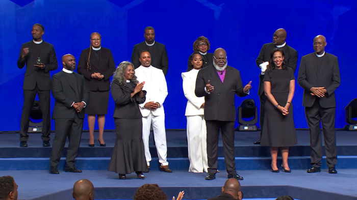 Members of the newly constituted pastoral leadership team at T.D. Jakes' The Potter's House.