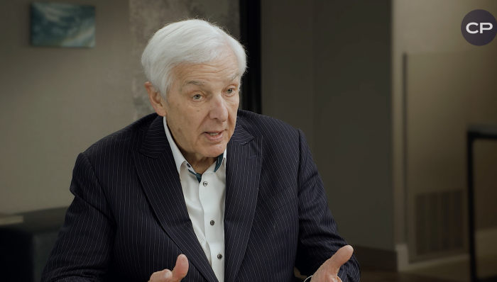 Pastor David Jeremiah of Shadow Mountain Community Church in El Cajon, California, speaking to The Christian Post in May 2023. 