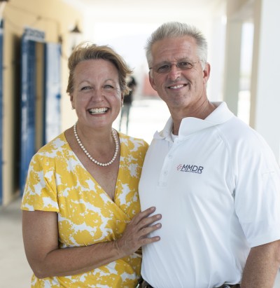 LiveBeyond founders and missionaries, David Vanderpool (R), a trauma surgeon from Dallas, Texas, and his wife Laurie. 