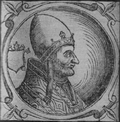 Pope Adrian IV (1100-1159), the only English pontiff in Catholic Church history. 