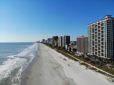 Ocean Blvd in Myrtle Beach, South Carolina.