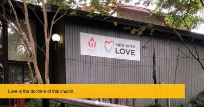 A screenshot of the All Peoples Church website.