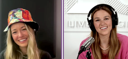 Sadie Robertson Huff joins Grammy Award-winning Christian musician Lauren Daigle for a 'Whoa That's Me' podcast episode on Aug. 31, 2023.