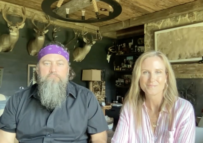 Willie and Korie Robertson speak with The Christian Post during a video interview in 2023. 