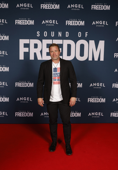 Tim Ballard attends the premiere of 'Sound of Freedom' on June 28, 2023, in Vineyard, Utah. 