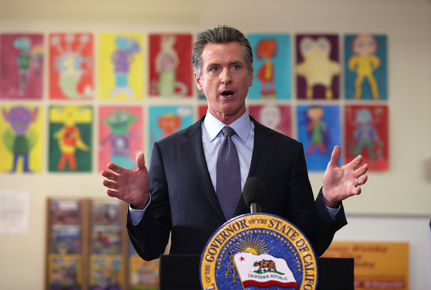 California Gov. Gavin Newsom