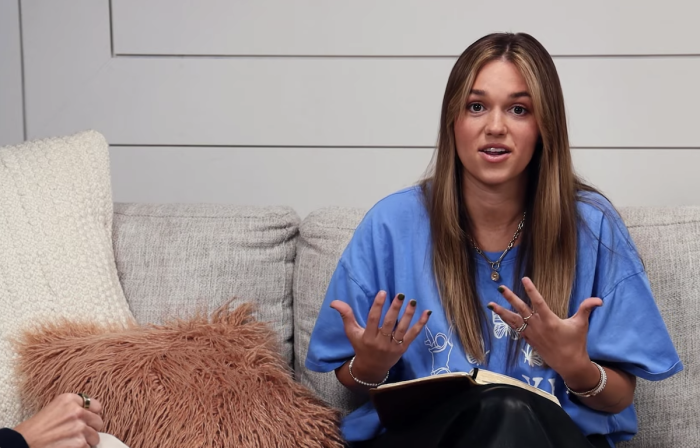Sadie Robertson Huff addresses critics of her trip to Disney World in an Oct. 2, 2023 'Whoa That's Good' podcast episode. 