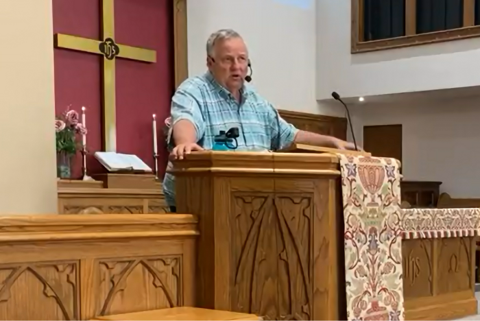 The Rev. Danny Smith of St. Peter's United Church of Christ in New Haven, Missouri, was one of five people killed on September 29, 2023, when a semi-truck containing a load of anhydrous ammonia overturned in central Illinois and spilled half its contents.
