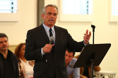 Robert F. Kennedy Jr. speaks onstage at Food & Bounty at Sunset Gower Studios on January 13, 2019, in Hollywood, California.