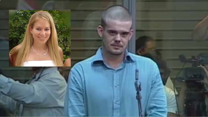 Joran van der Sloot (pictured) has confessed to murdering Natalie Holloway (inset) in 2005 after she rejected his sexual advances.