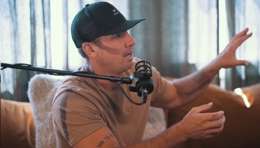 Preston Sprinkle, a pastor who witnesses to the LGBT community, speaks on an episode of the "With the Perrys" podcast posted Oct. 11, 2023. 