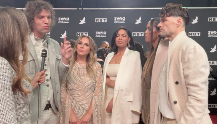 For King and Country, Jordin Sparks and Moriah Peters Smallbone speak to The Christian Post at the 2023 Dove Awards in Nashville, Tennessee. 
